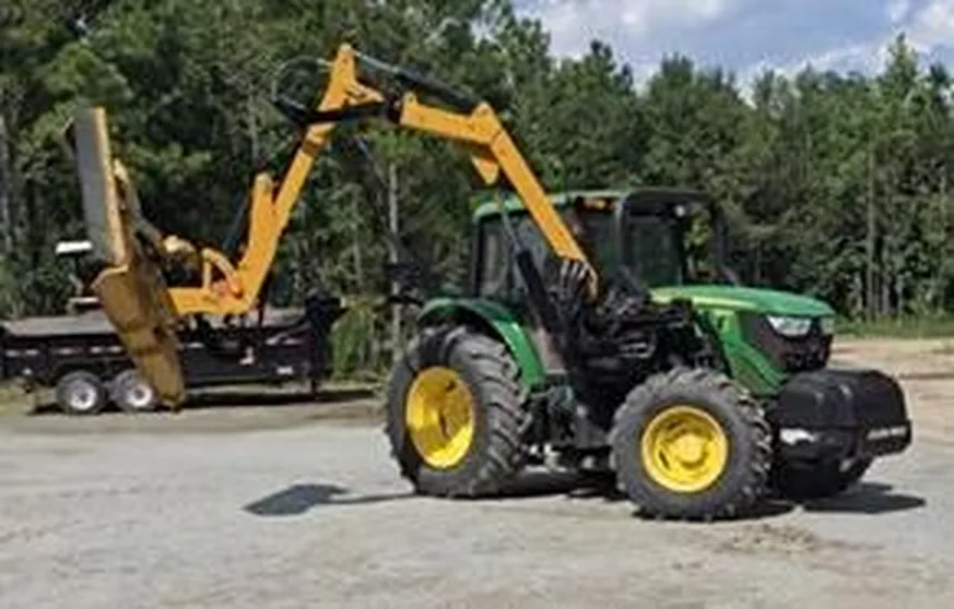 John Deere tractor with front loader