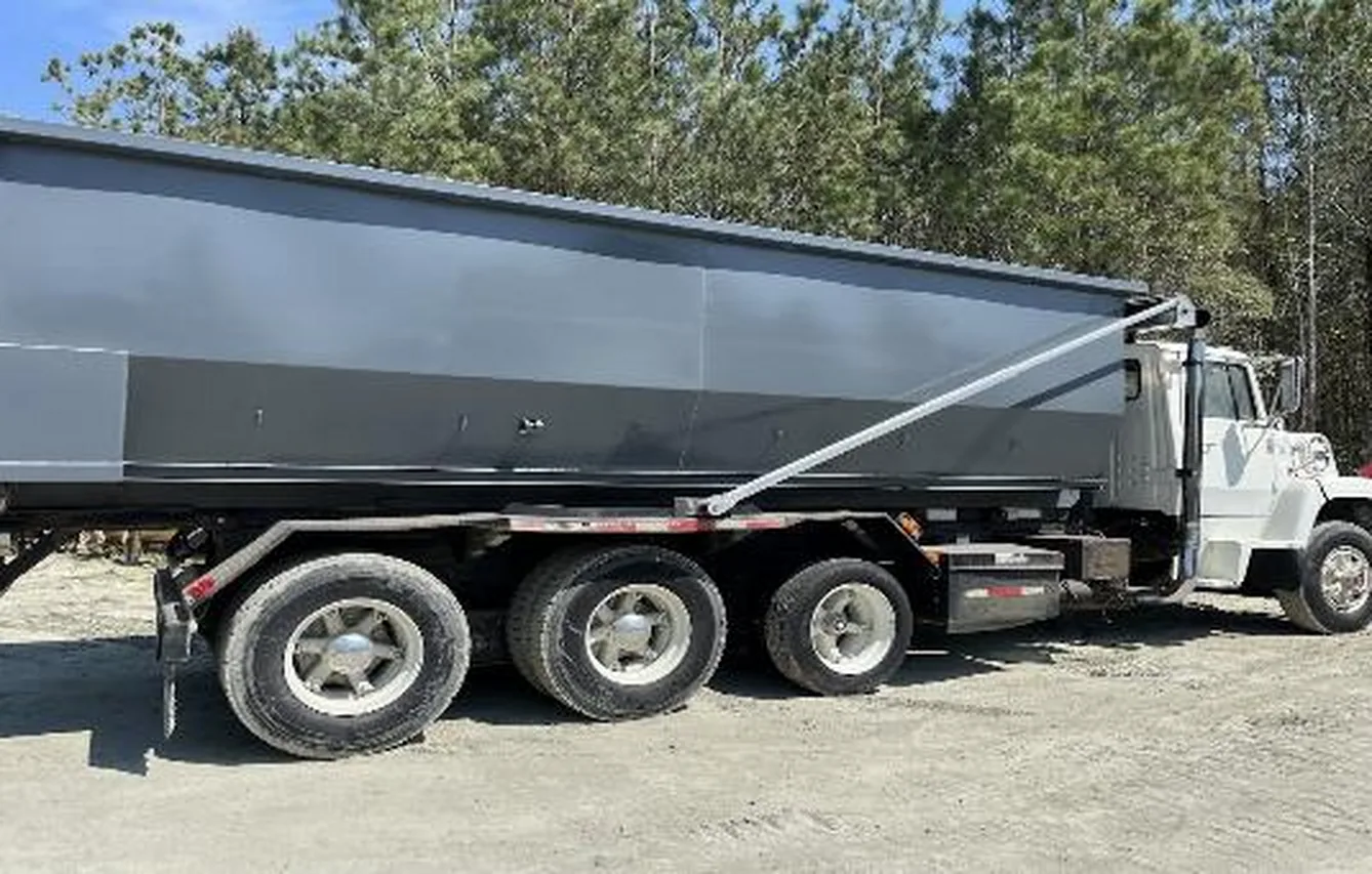 Chevy single-axle dump truck